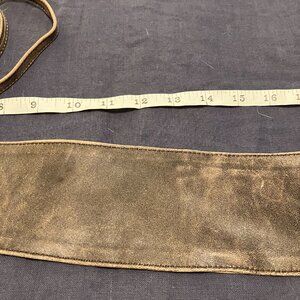 Hand made leather belt